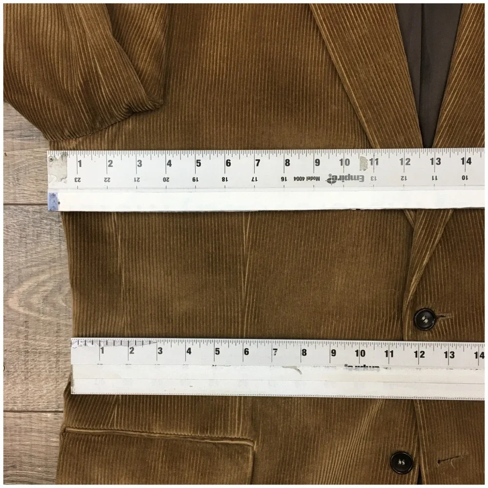 NAUTICA Men Corduroy Blazer Sport Coat Casual Jacket Size 2XL (48L) Suit (FLAWS)